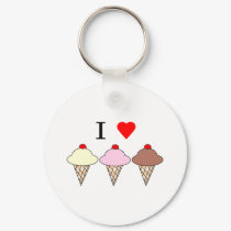 I heart Icecream keychains