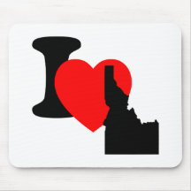 I Heart Idaho Mousepad