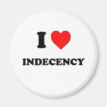 I Heart Indecency Magnet