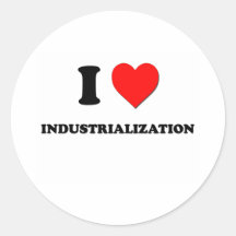 I Heart Industrialization Stickers