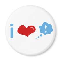 I Heart Intuit Brainstorm Magnet