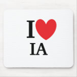 I Heart Iowa Mousepad