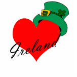 I Heart Ireland Acrylic Cut Out