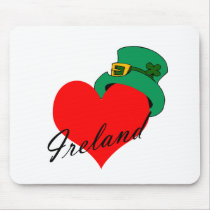 I Heart Ireland mousepads