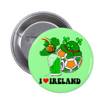 I heart Ireland Pin