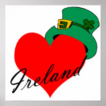 I Heart Ireland Poster