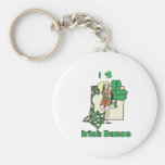 I heart Irish Dance Clover Key Chain