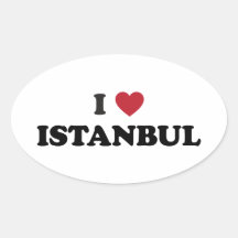 I Heart Istanbul Turkey Sticker