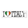 I HEART ITALY BUMPER STICKERS