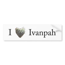 I [heart] Ivanpah Bumper Stickers