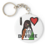 I HEART IVORY DOAST KEYCHAIN