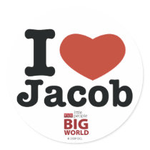 I Heart Jacob Sticker
