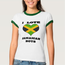 I Heart Jamaican Boys t-shirts