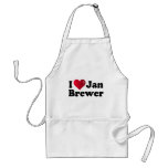 I Heart Jan Brewer aprons