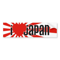 I Heart Japan! bumper stickers