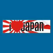 I Heart Japan! bumper stickers
