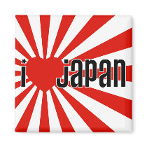I Heart Japan! magnets