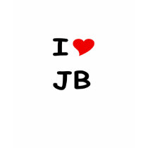 I HEART JB t-shirts
