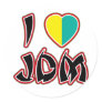I Heart JDM (Wakaba) Round Sticker