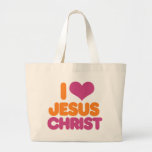 I Heart Jesus Christ Canvas Bag