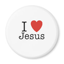 I Heart Jesus magnets by fadzwear I Heart Jesus magnets