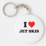 I Heart Jet Skis Keychains