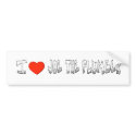 I Heart Joe the Plumber -Bumper Sticker bumper stickers