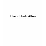 I heart Josh Allen t-shirts