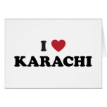 I Heart Karachi Pakistan cards