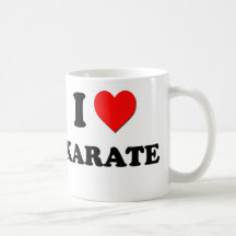 I Heart Karate Mug