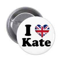 I Heart Kate Pinback Buttons