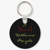 I [heart] Katherine Marple keychains