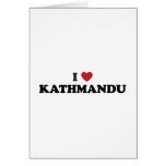 I Heart kathmandu Nepal Greeting Cards