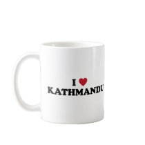 I Heart kathmandu Nepal Mug