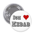 I heart Kebab in German Button