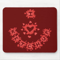 I Heart Ketchup Mousepad