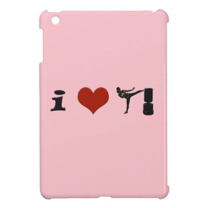 I Heart Kickboxing! Personalize it! iPad Mini Cases