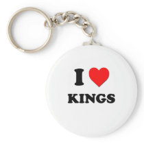 I Heart Kings Keychain