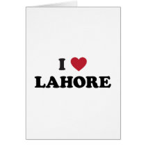 I Heart Lahore Pakistan Cards