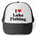 I Heart Lake Fishing hats by visualnewbie I Heart Lake Fishing hats