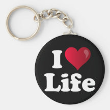 I Heart Life Keychain