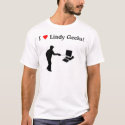 I heart Lindy Geeks! t-shirts