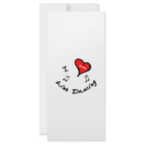 I Heart Line Dancing rack cards by danceteeshirts I Heart Line Dancing rack cards