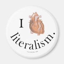I Heart Literalism Magnet