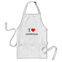 I Heart LOUISVILLE aprons by ilovemyshirt I Heart LOUISVILLE aprons