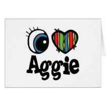 I Heart (Love) Aggie cards by eyeheartnames I Heart (Love) Aggie cards