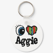I Heart (Love) Aggie keychains by eyeheartnames I Heart (Love) Aggie keychains
