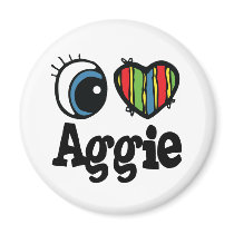 I Heart (Love) Aggie magnets by eyeheartnames I Heart (Love) Aggie magnets