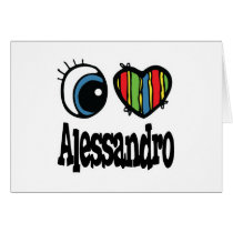 I Heart (Love) Alessandro cards