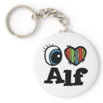 I Heart (Love) Alf Key Chain